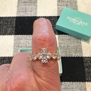 Park Lane Gold and Silver Crystal Ring